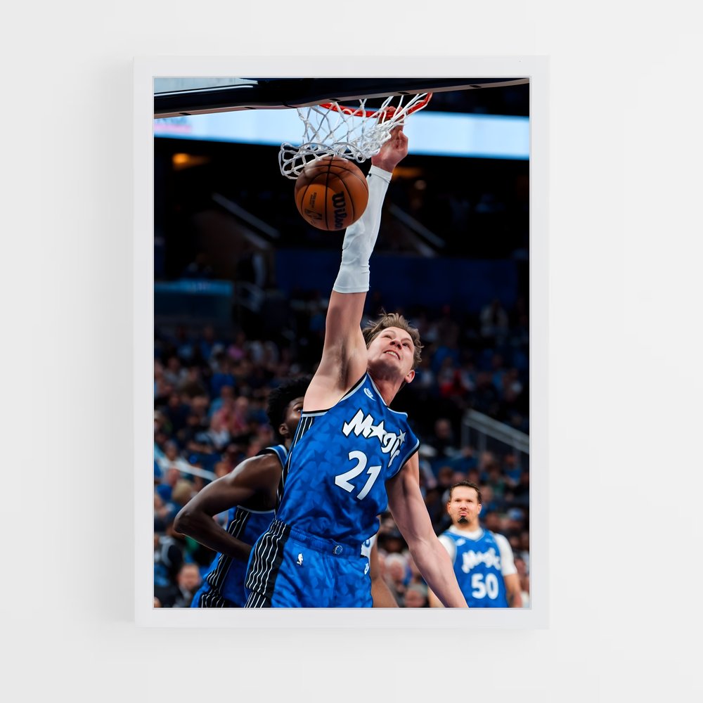 Poster Moritz wagner vol – affiche Basketball (vue 3)